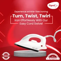 Pigeon Aluminum Ivory 1000 Watts Dry Iron