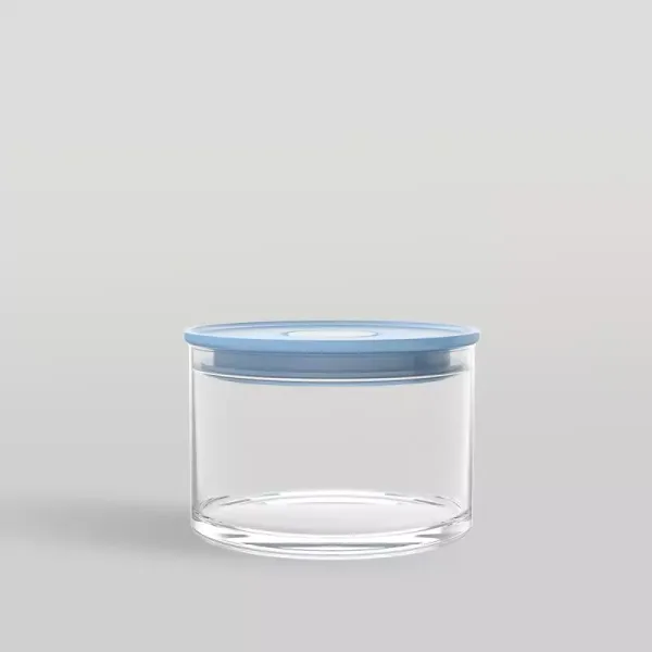 Ocean Norma Glass Jar Soft Blue 385ml 5B23314G0001