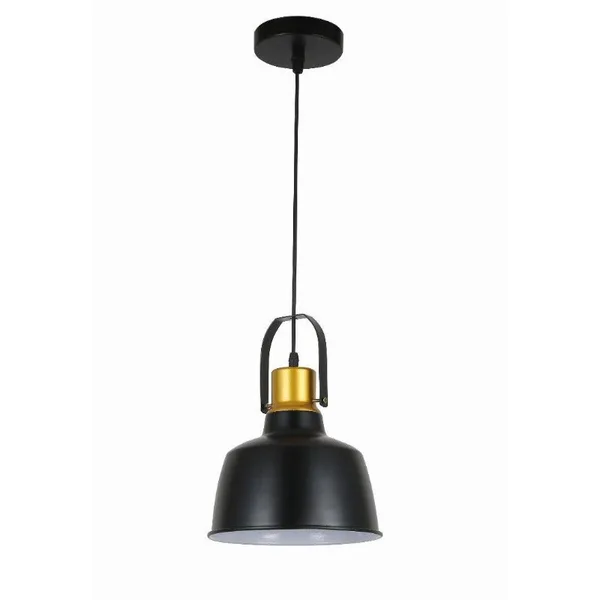 Tronic Black Modern Industrial Pendant