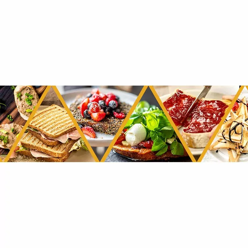 Kenwood Sandwich Toaster 2 Slice 3 in 1 Waffle Grill and Sandwich 750w Smm02.000si - Nonstick Grill Plates Cool Touch Handle Detachable Plates Light Indicator