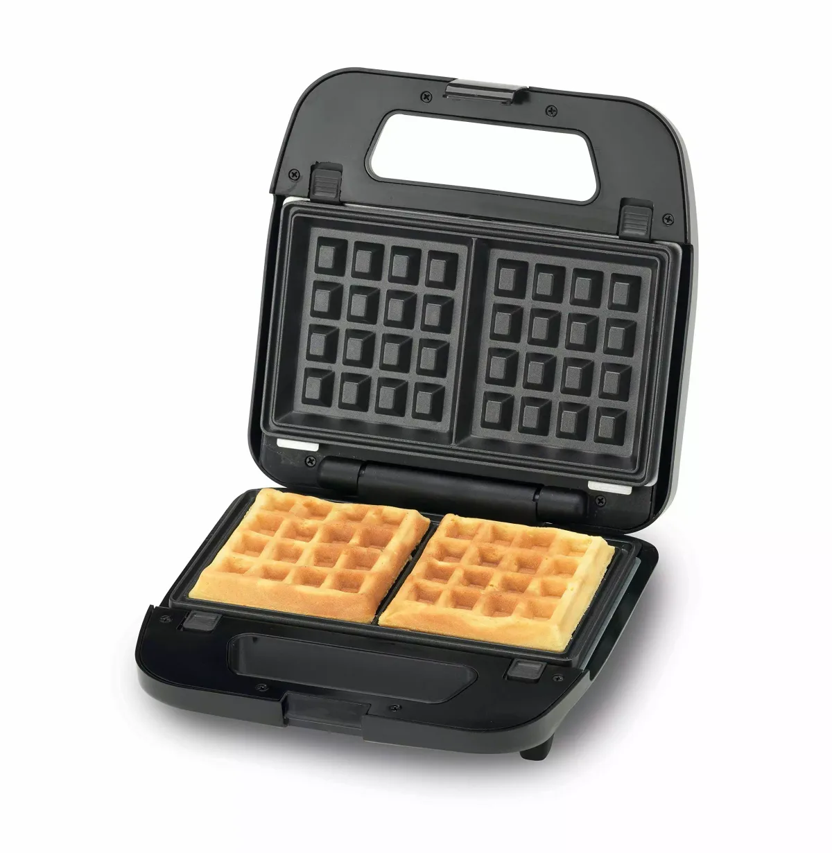 Kenwood Sandwich Toaster 2 Slice 3 in 1 Waffle Grill and Sandwich 750w Smm02.000si - Nonstick Grill Plates Cool Touch Handle Detachable Plates Light Indicator