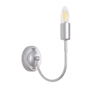 Tronic Iron Wall Lamp Silver 1XE27 SI