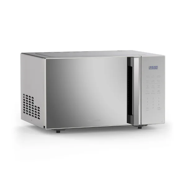 Hisense Microwave 26L 700W Solo Digital, 6 Power Levels, Touch Display, Handle, Mirror Finish H26MOMS5H