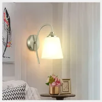 Tronic Modern Wall Light Fixture Silver Metal Frame