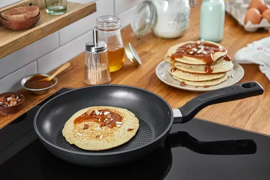 Tefal Total Wokpan 28cm Non Electric G1521944 aluminium material heat indicator thermo signal titanium coating
