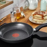Tefal Total Wokpan 28cm Non Electric G1521944 aluminium material heat indicator thermo signal titanium coating