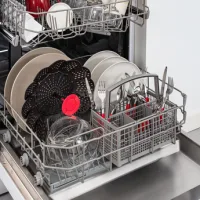 Tefal Ingenio Steamer Basket 14x9 cm Non Scratch Fordable Red & Black Award Winning Design K2071614