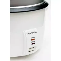 Frigidaire Rice Cooker 1.8L with Steamer 700W Glass Lid, Removable Non-Stick Inner Pot White FD8018S