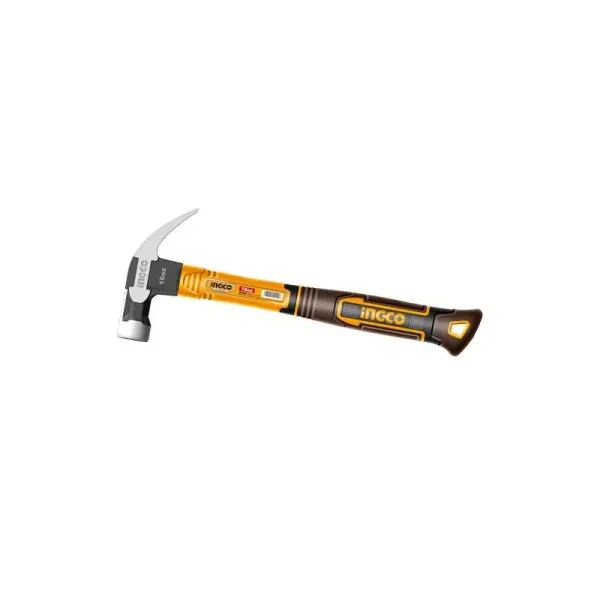 Ingco Claw Hammer 16oz/450g Innovated Drop-Forged Hammer Head HCH81016