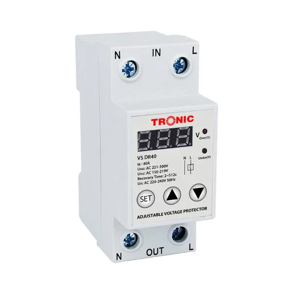 Tronic Adjustable Voltage Protector 40A