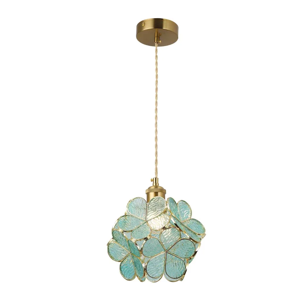 Tronic Decorative Floral Glass Pendant Light