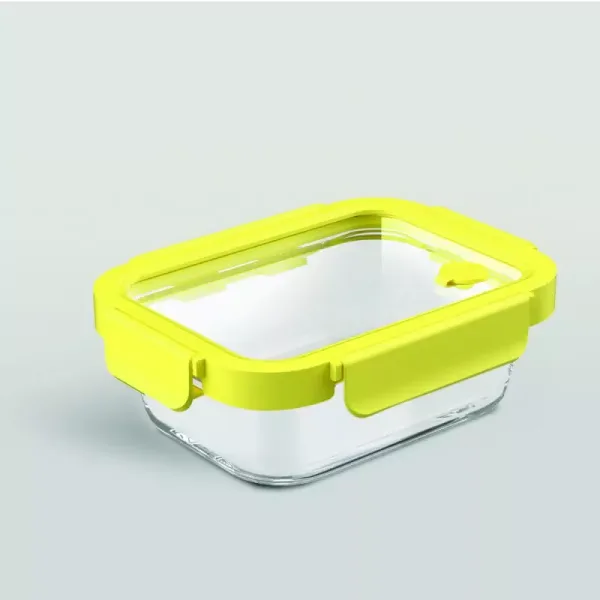 Ocean Rego Food Container Box, Rectangle, Yellow Fizz 640ml 4GP001C022C02