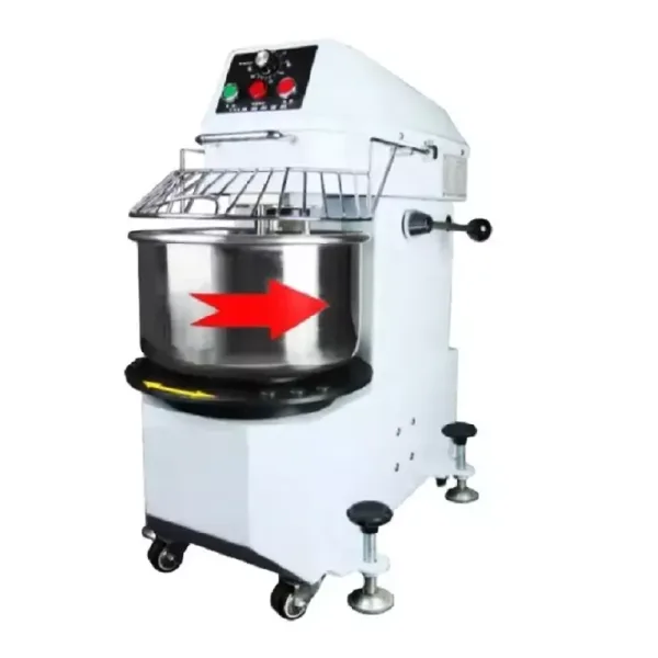 Commercial Spiral Mixer, 8kg Kneading Capacity, Dual-Motor Industrial Dough Mixer (0.65kW/0.85kW) THS-20A