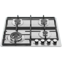 Hisense Built-in Gas Hob, Silver, 60 x 60cm, 220-240V, 50Hz, 8060W, HHU60GAGR