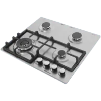 Hisense Built-in Gas Hob, Silver, 60 x 60cm, 220-240V, 50Hz, 8060W, HHU60GAGR