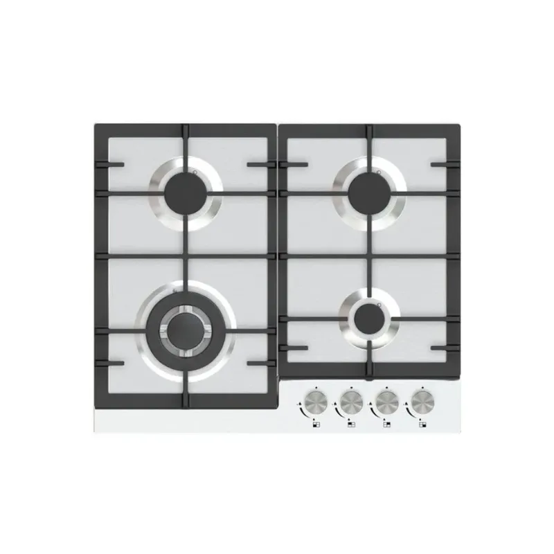 Hisense Built-in Gas Hob, Silver, 60 x 60cm, 220-240V, 50Hz, 8060W, HHU60GAGR