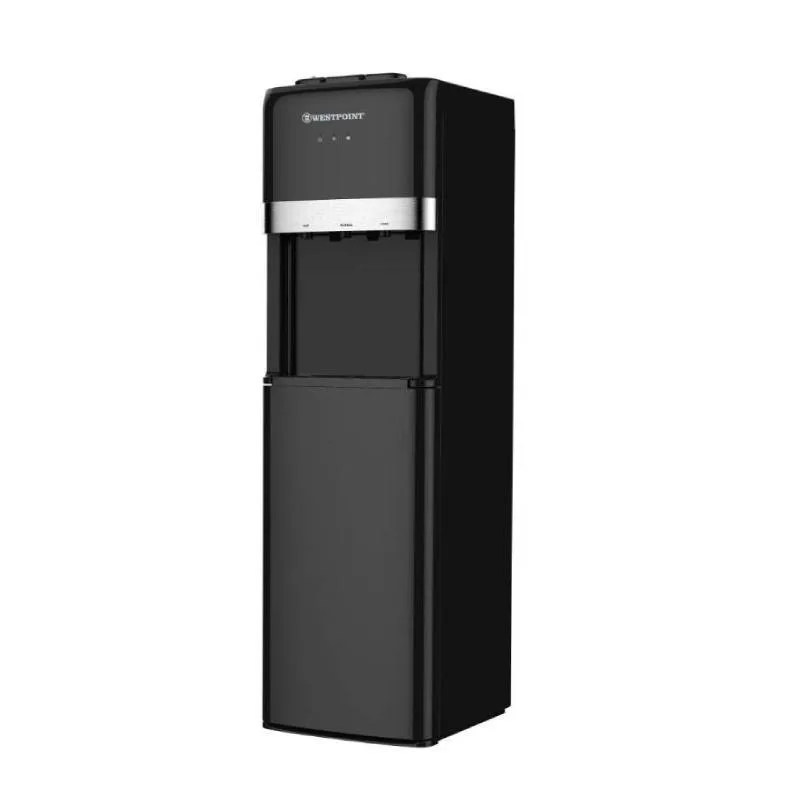 Westpoint Bottom Load Water Dispenser, 3 Taps, Removable Drip Tray, Inner Stainless Steel Tank, Black Finish WFQN-50918.3PB