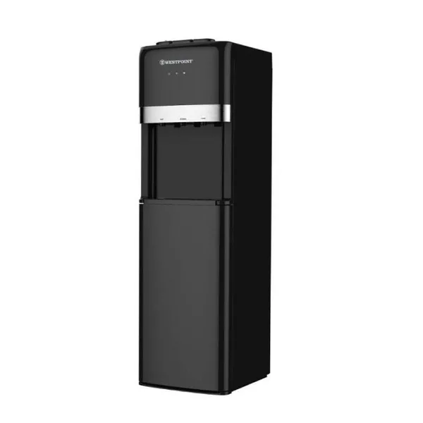 Westpoint Bottom Load Water Dispenser, 3 Taps, Removable Drip Tray, Inner Stainless Steel Tank, Black Finish WFQN-50918.3PB