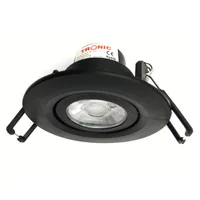 Tronic Downlighter LED 3 Watts Warm White Black Colour
