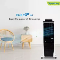 Symphony Tower Air Cooler 30L with Magnetic Full Function Remote DIET 3D 30i