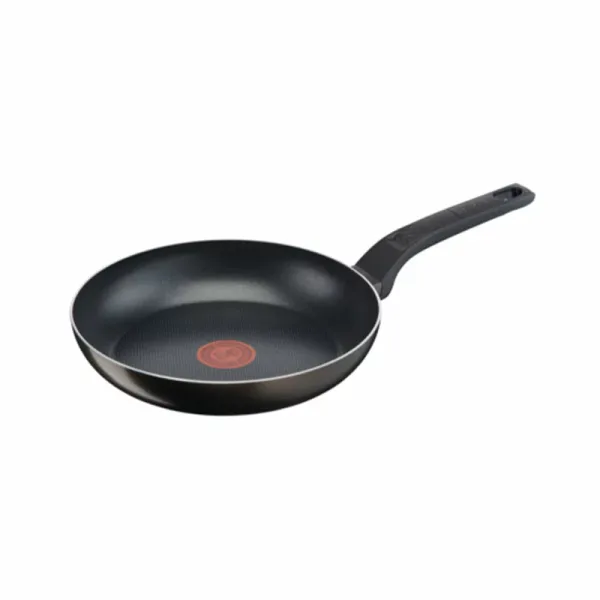 Tefal Frypan 26cm Easy Cook Titanium Nonstick Thermo Signal B5540502 - Aluminium Material With Heat Indicator Dishwasher Safe And Pfoa Safe