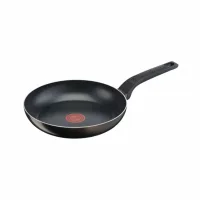 Tefal Frypan 26cm Easy Cook Titanium Nonstick Thermo Signal B5540502 - Aluminium Material With Heat Indicator Dishwasher Safe And Pfoa Safe