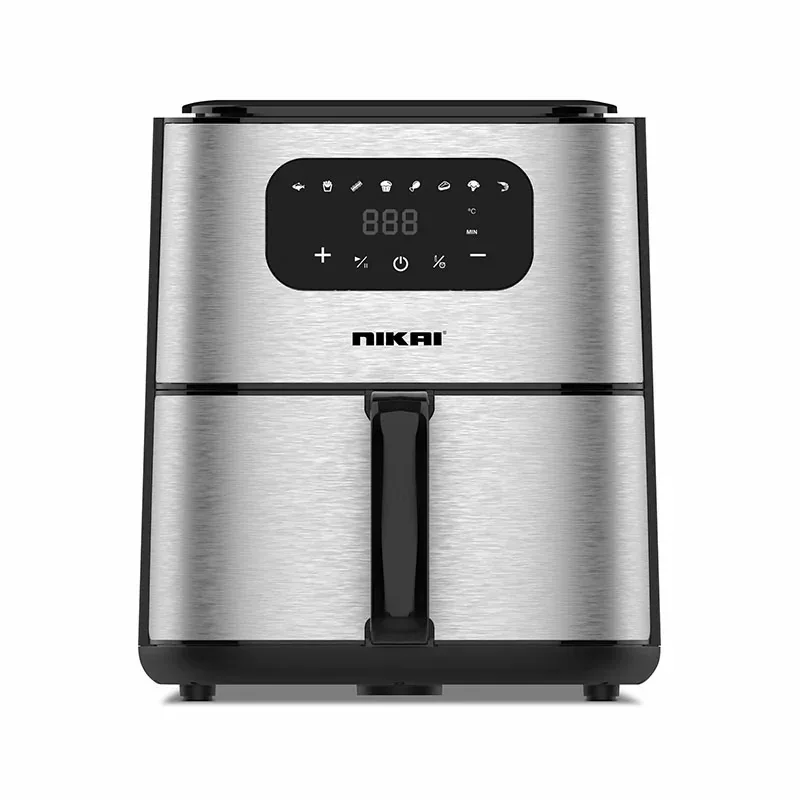 Nikai Airfryer 4.2L Manual 1520W NAF388D3 60 Mins Timer 8 Preset Cooking Detachable Frying Basket Led Display With Touch Screen
