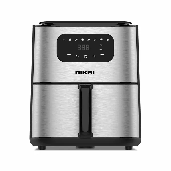 Nikai Airfryer 4.2L Manual 1520W NAF388D3 60 Mins Timer 8 Preset Cooking Detachable Frying Basket Led Display With Touch Screen