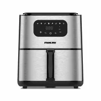 Nikai Airfryer 4.2L Manual 1520W NAF388D3 60 Mins Timer 8 Preset Cooking Detachable Frying Basket Led Display With Touch Screen