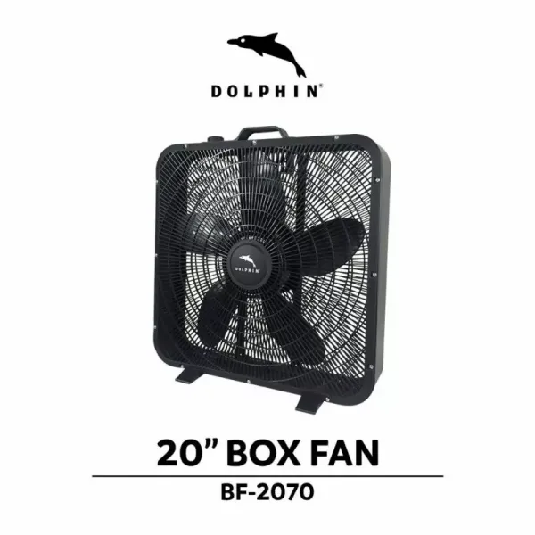 Dolphin Box Fan 20" 70W 3 Speeds BF-2070
