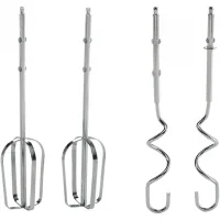 Kenwood Hand Mixer 5 Speed with Turbo Function 300w Hmp22.000wh - 2 Beaters For Eggs And Cream And 2 Hooks For Mixing Dough 5 Speeds With Turbo Function