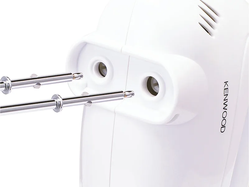 Kenwood Hand Mixer 5 Speed with Turbo Function 300w Hmp22.000wh - 2 Beaters For Eggs And Cream And 2 Hooks For Mixing Dough 5 Speeds With Turbo Function