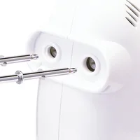 Kenwood Hand Mixer 5 Speed with Turbo Function 300w Hmp22.000wh - 2 Beaters For Eggs And Cream And 2 Hooks For Mixing Dough 5 Speeds With Turbo Function