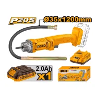 Ingco Cordless Concrete Vibrator 20V with Vibrator Poker, Battery & Charger CCVLI2023011