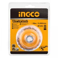 Ingco Wire Cup Brush 100mm 4" Packed by Double Blister WB21001