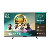 Hisense 55" 4K Ultra HD Smart TV with Dolby Vision, HDR10, Game Mode Plus, Alexa Built-in, VIDAA Voice 55A6Q