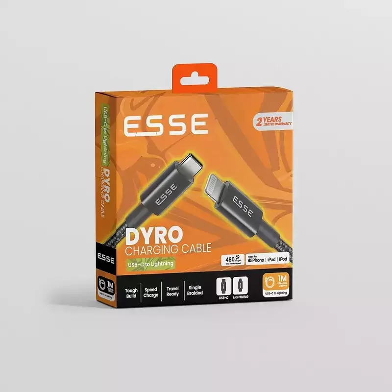 Esse Dyro Type C to Lightening Fast Charging Cable 1m ECB-TYCL17033