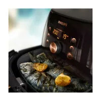 Philips Air Fryer XXL, 7.3L, Automatic Shut Off, Cool Wal Exterior, Temperature Control, Smart Sensing Tecnology, LED Display, Patented Rapid Air Flow Design, Pre Set Cooking Function HD9860