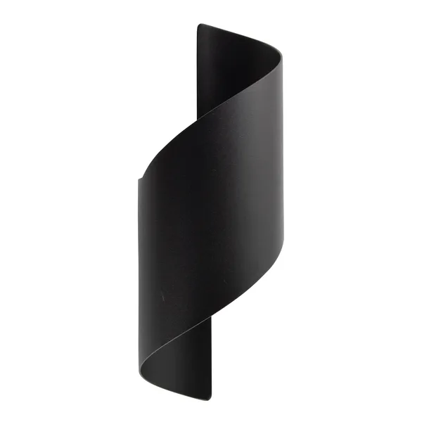 Tronic Black Spiral Wall Light