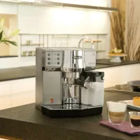 Delonghi Pump Espresso & Cappuccino Machine 1450W, Automatic Milk Frother, Metallic EC850.M