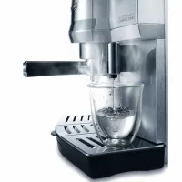 Delonghi Pump Espresso & Cappuccino Machine 1450W, Automatic Milk Frother, Metallic EC850.M