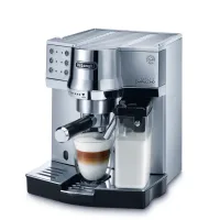 Delonghi Pump Espresso & Cappuccino Machine 1450W, Automatic Milk Frother, Metallic EC850.M