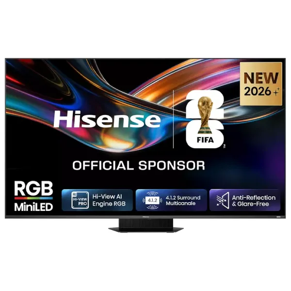 Hisense Smart UHD 4K RGB Mini-LED ULED TV 75 Inch Dolby Vision, Dolby Atmos, VIDAA Smart OS, Voice Control & Game Mode Pro 75UR9S
