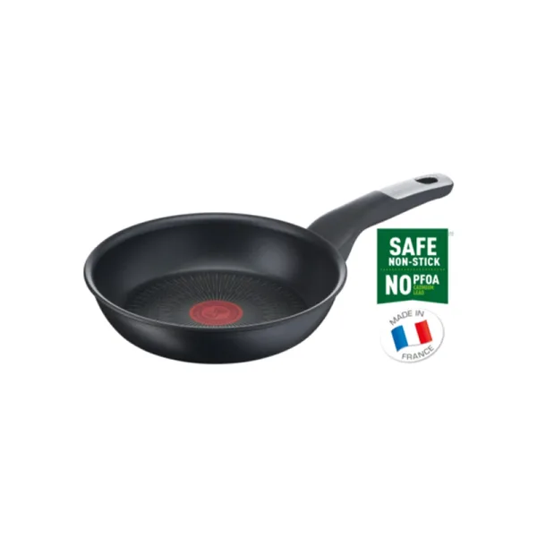 Tefal Unlimited Frypan 24cm Non Electric G2550402 aluminium material heat indicator thermo signal titanium coating made in france