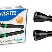 Sonashi Rechargeable LED Torch 2pcs Combo Pack SLT-1011