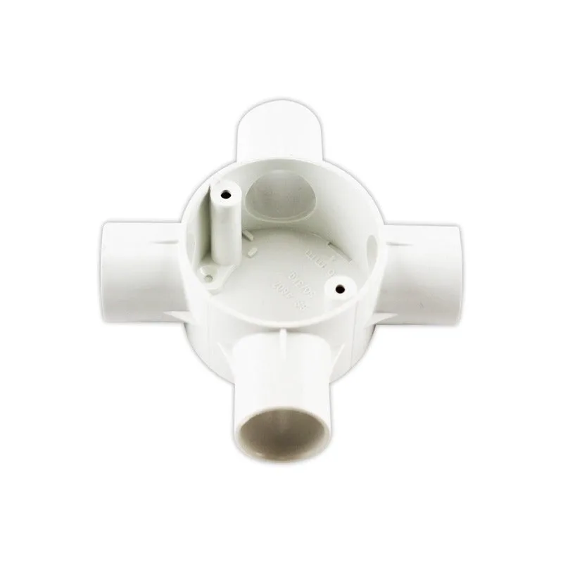 Tronic Junction Circular Box 4 Way - 20mm
