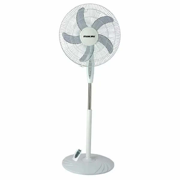 Nikai Stand Fan 16 inch Padestal Fan W/remote 45w NPF1634RT 7.5 Hours Timer High Performance Copper Motor 3 Speeds Low, Medium And High
