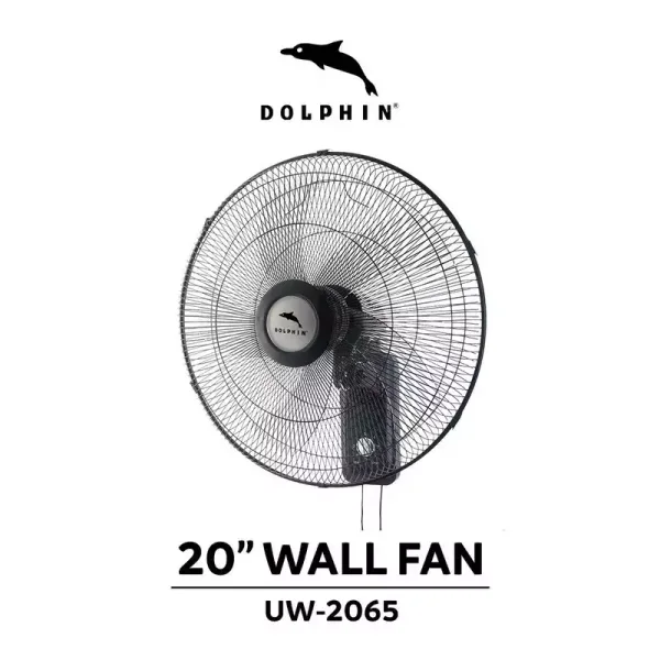 Dolphin Wall Fan 20'' 5 Blades, 3 Speeds UW-2065