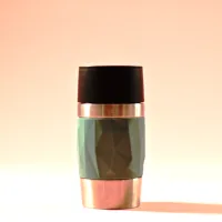 Tefal Travel Mug 0.3L Double Wall Stainless Steel Twist Aqua Insulated leak Proof N2160210