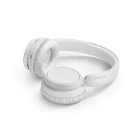 Philips Wireless OverEar Headphones, 65H Playtime, Foldable, Natural Sound, Dynamic Bass TAH5209WT/97